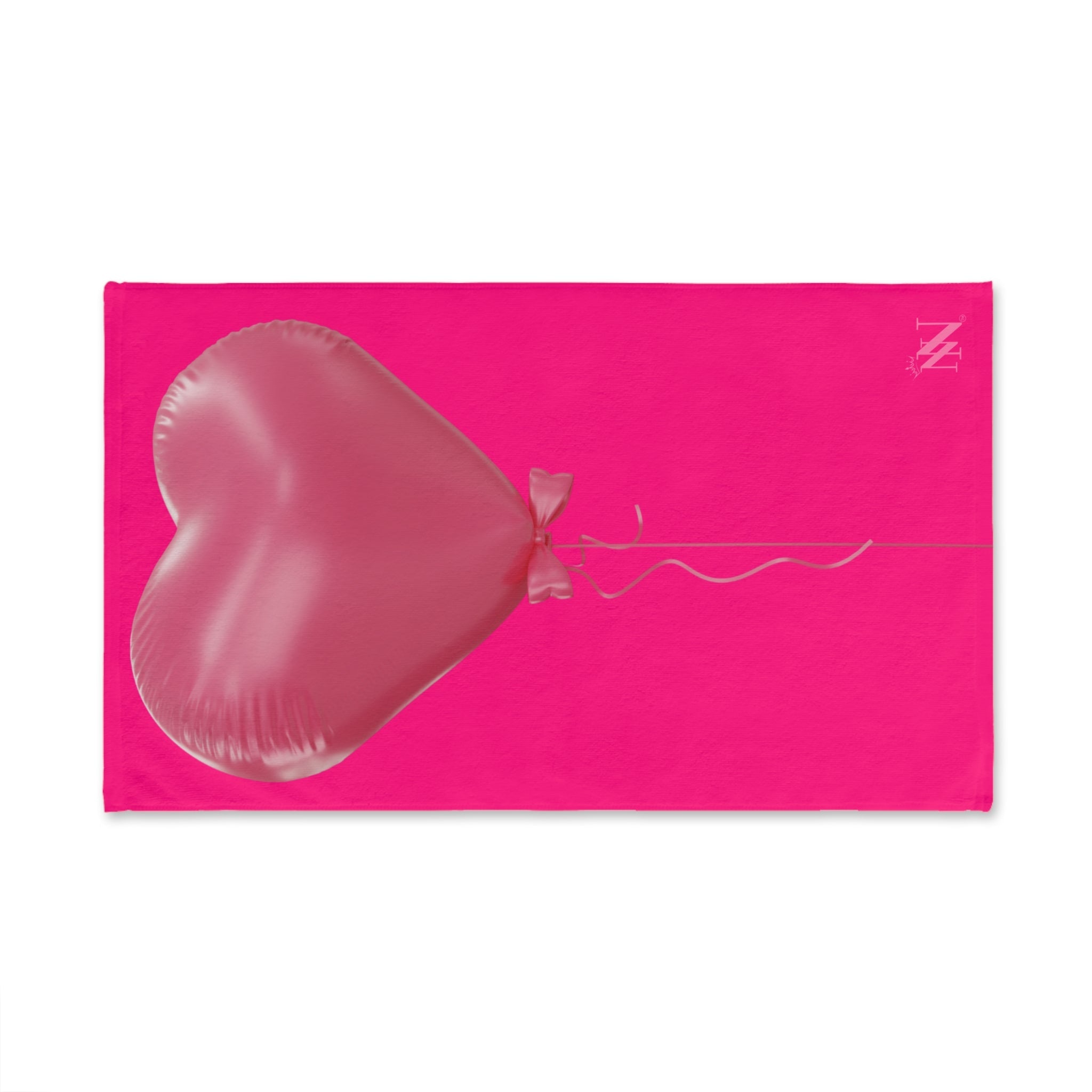 Pink Heart Balloon Bow 3D Print Signature Pink | Mix & Match Original Fun-Flirty Lovers’ Towels