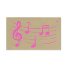 Pink Love Notes Gold | Mix & Match Original Fun-Flirty Lovers’ Towels