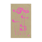 Pink Love Notes Gold | Mix & Match Original Fun-Flirty Lovers’ Towels