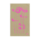 Pink Love Notes Gold | Mix & Match Original Fun-Flirty Lovers’ Towels