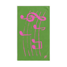 Pink Love Notes Lime Green | Mix & Match Original Fun-Flirty Lovers’ Towels