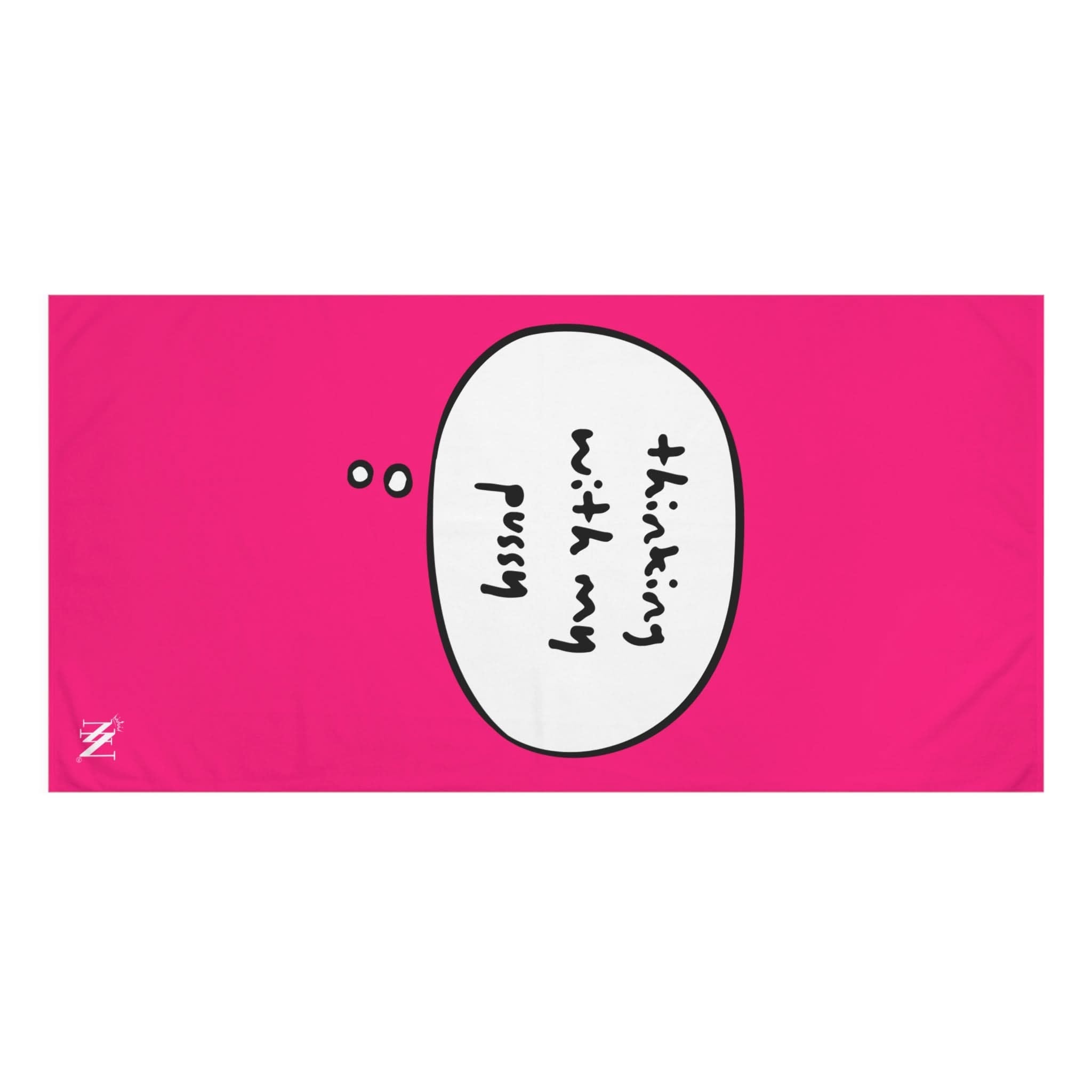 Pink Thinking With My Pussy | Mix & Match Naughty XL Fun-Flirty Lovers’ Towels