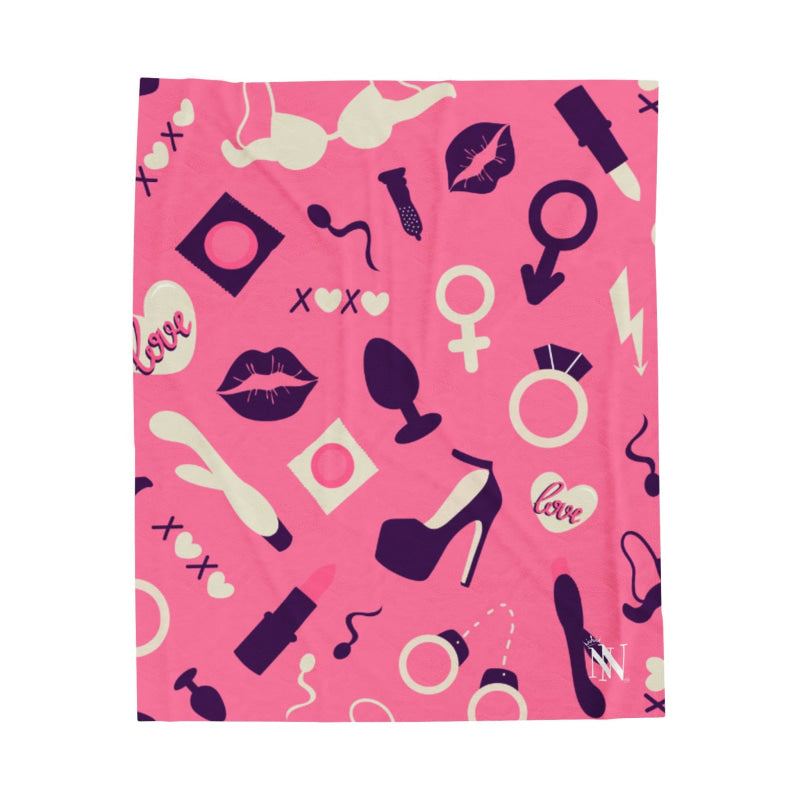 Pink Toy Love | Mix & Match Fun-Flirty Lovers’ Blankets