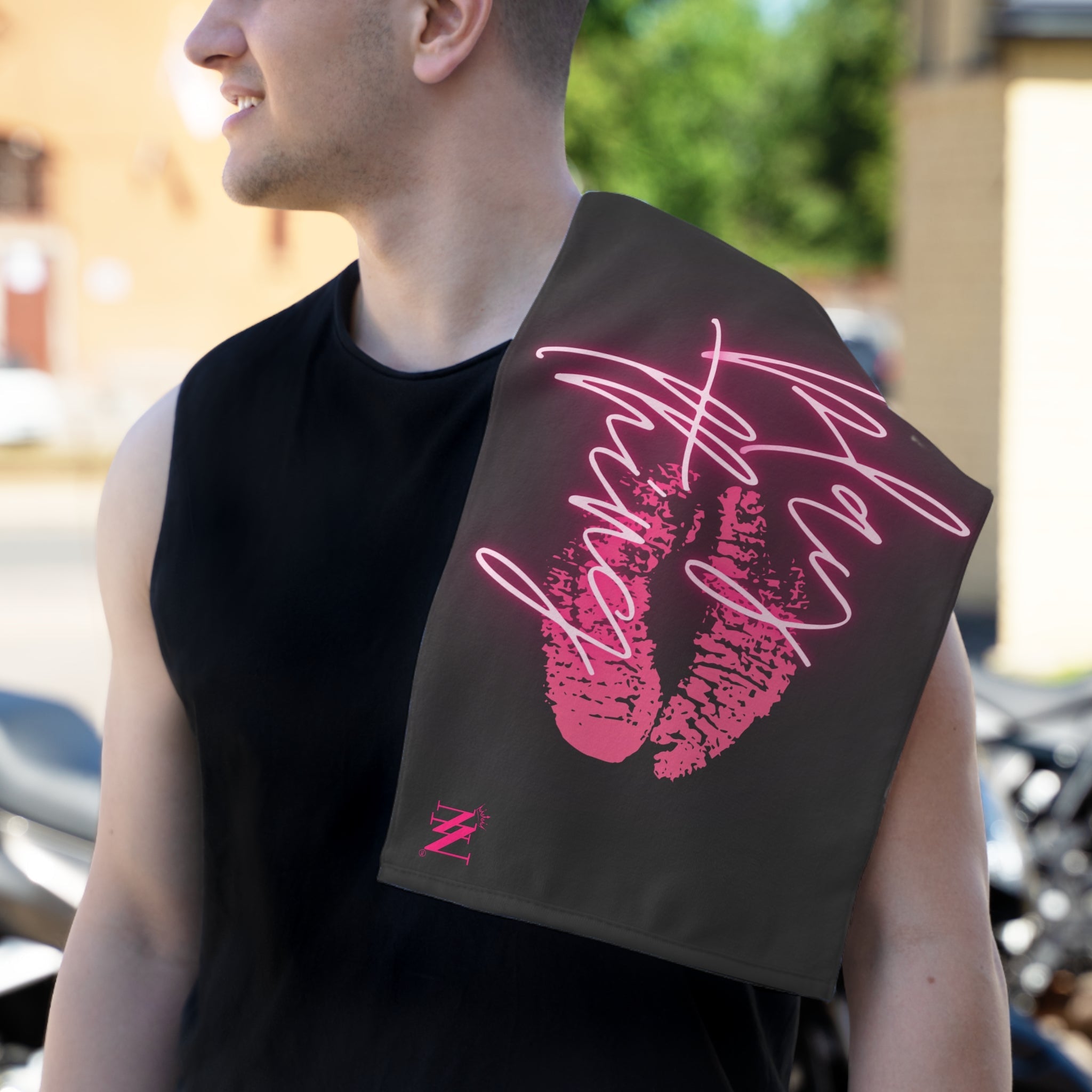 Play Thing Kiss | Mix & Match Soft Fun-Flirty Lovers’ Towels