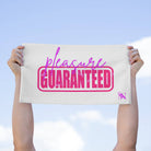 Pleasure Guaranteed White | Mix & Match Soft Fun-Flirty Lovers’ Towels