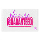 Pleasure Guaranteed White | Mix & Match Soft Fun-Flirty Lovers’ Towels