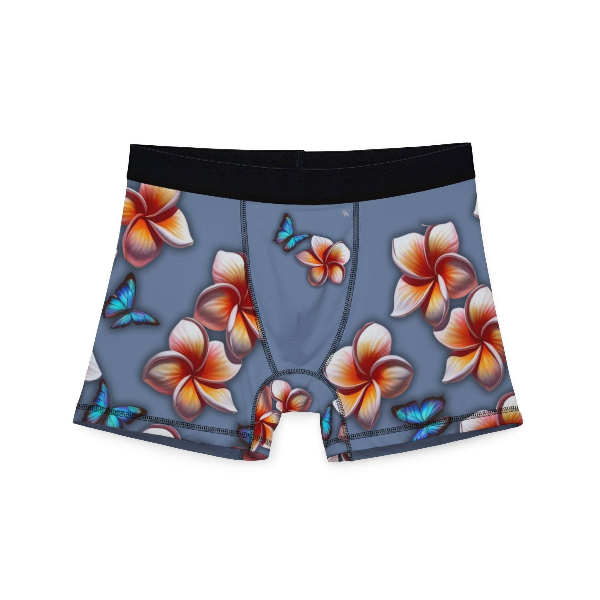 Pleasure in Plumeria | Mix and Match Fun-Flirty Lovers’ Boxer Briefs