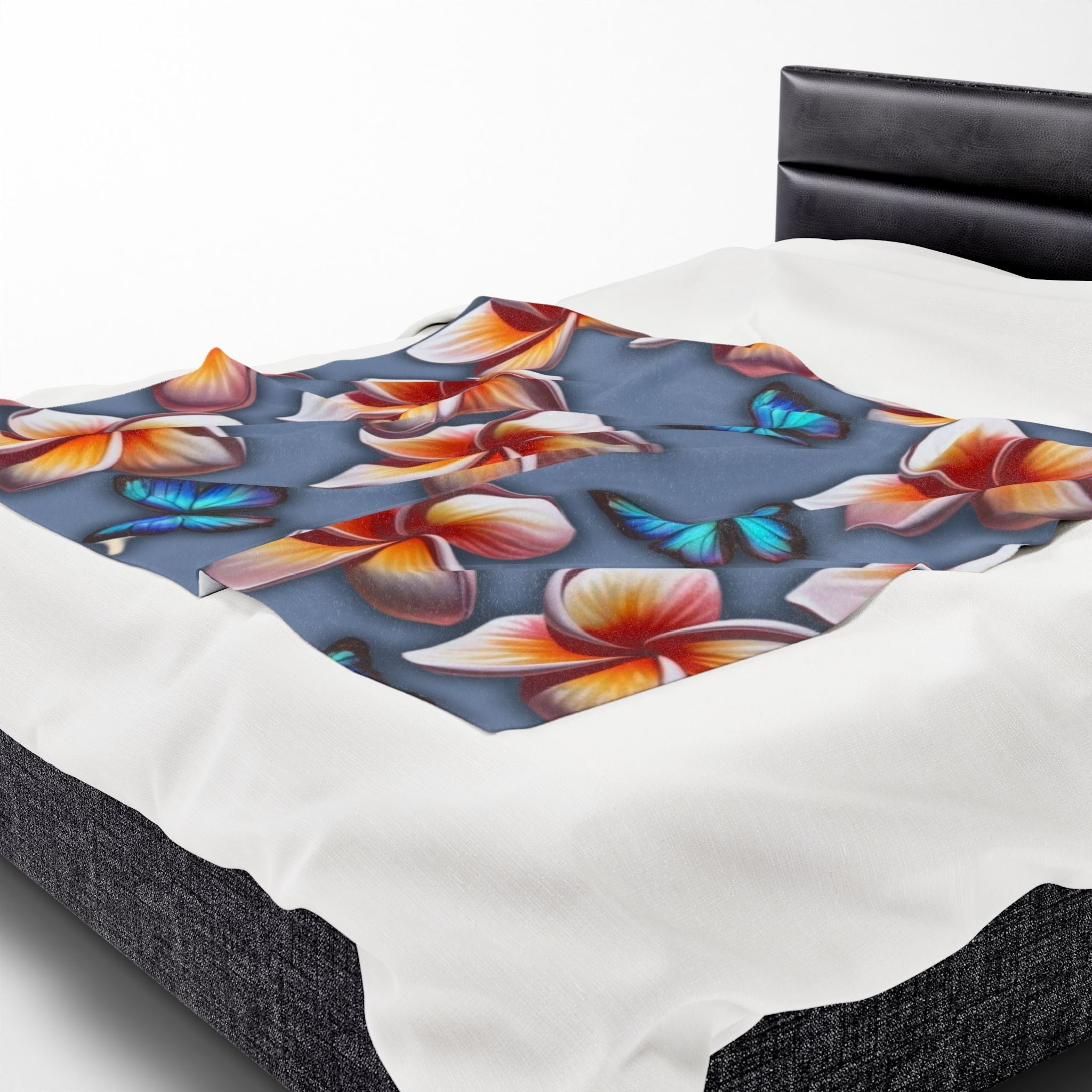 Pleasure in Plumeria | Mix & Match Fun-Flirty Lovers’ Blankets