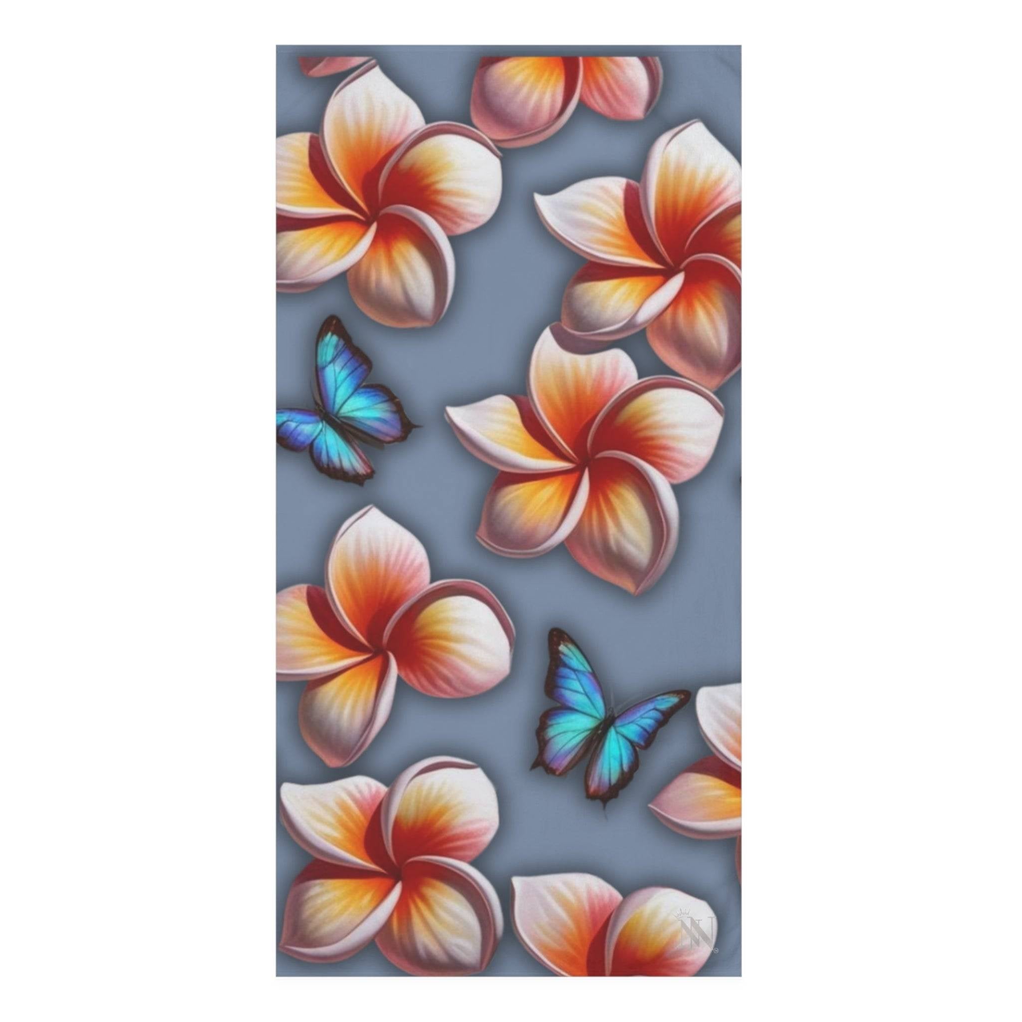 Pleasure in Plumeria | Mix & Match Naughty XL Fun-Flirty Lovers’ Towels