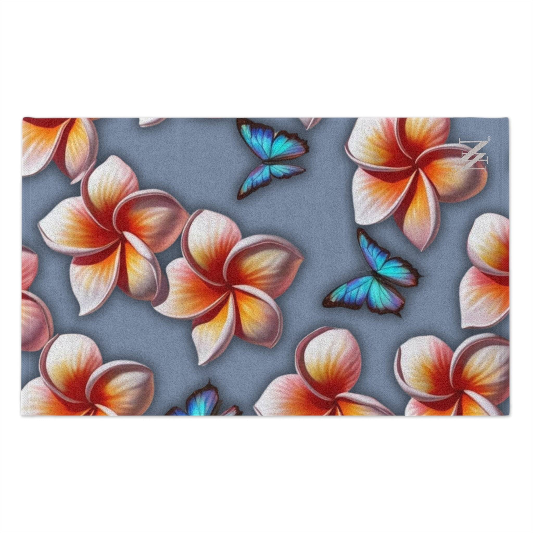 Pleasure in Plumeria | Mix & Match Soft Fun-Flirty Lovers’ Towels