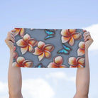 Pleasure in Plumeria | Mix & Match Soft Fun-Flirty Lovers’ Towels