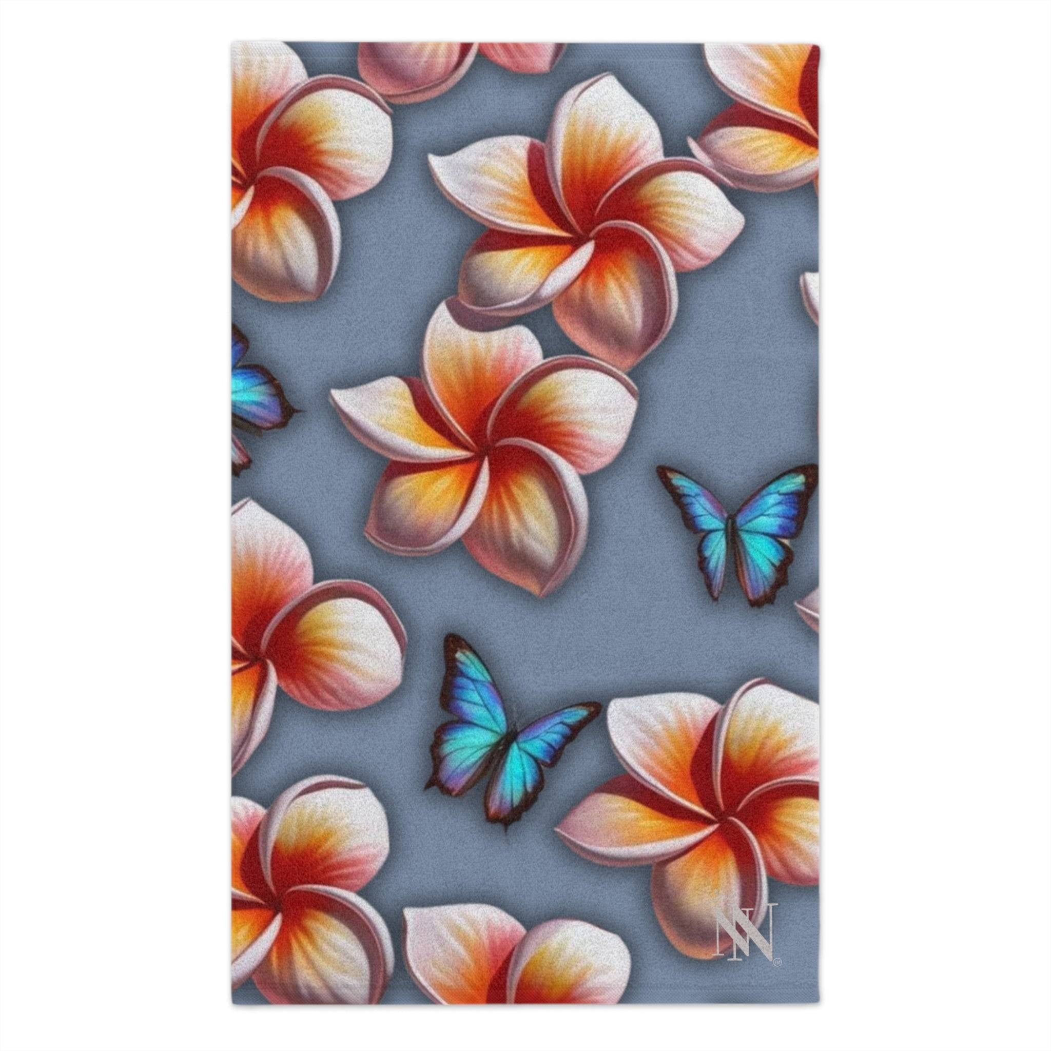 Pleasure in Plumeria | Mix & Match Soft Fun-Flirty Lovers’ Towels