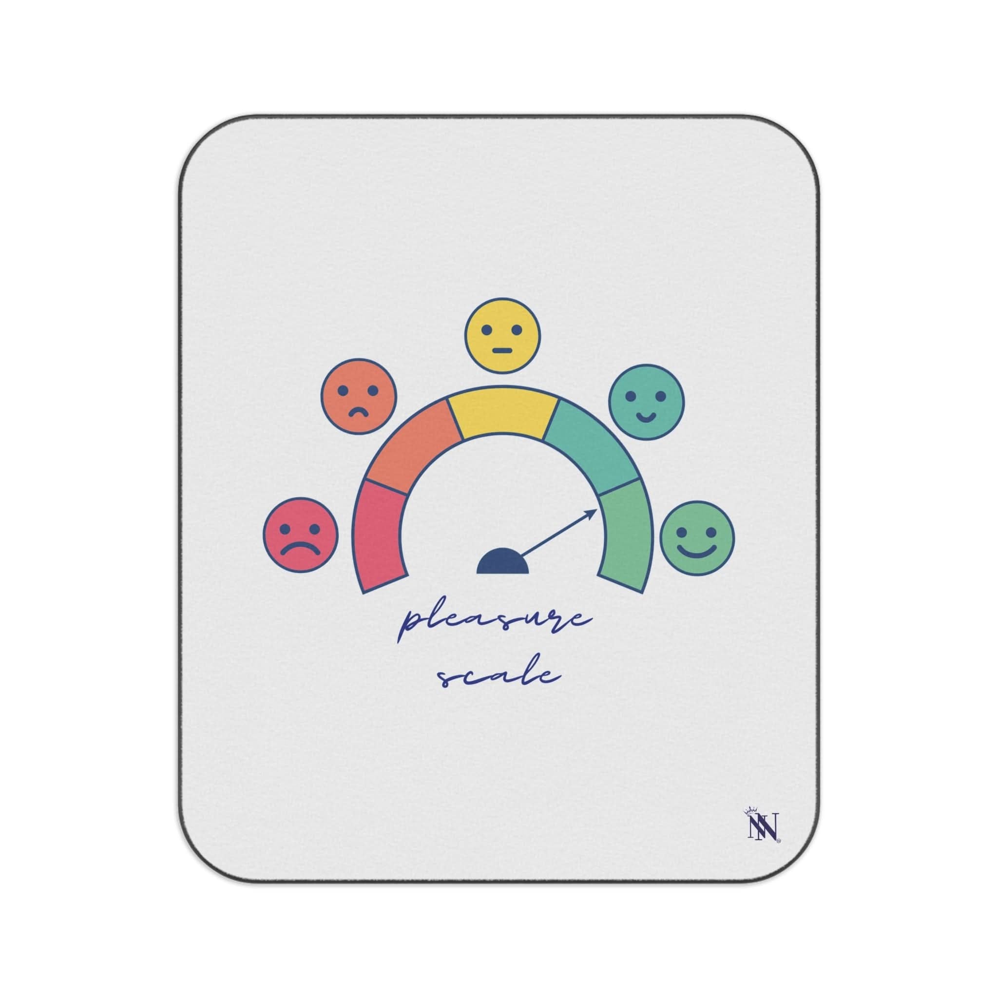 Pleasure Scale | Mix Match Fun-Flirty Lovers’ Water-Resistant Blankets