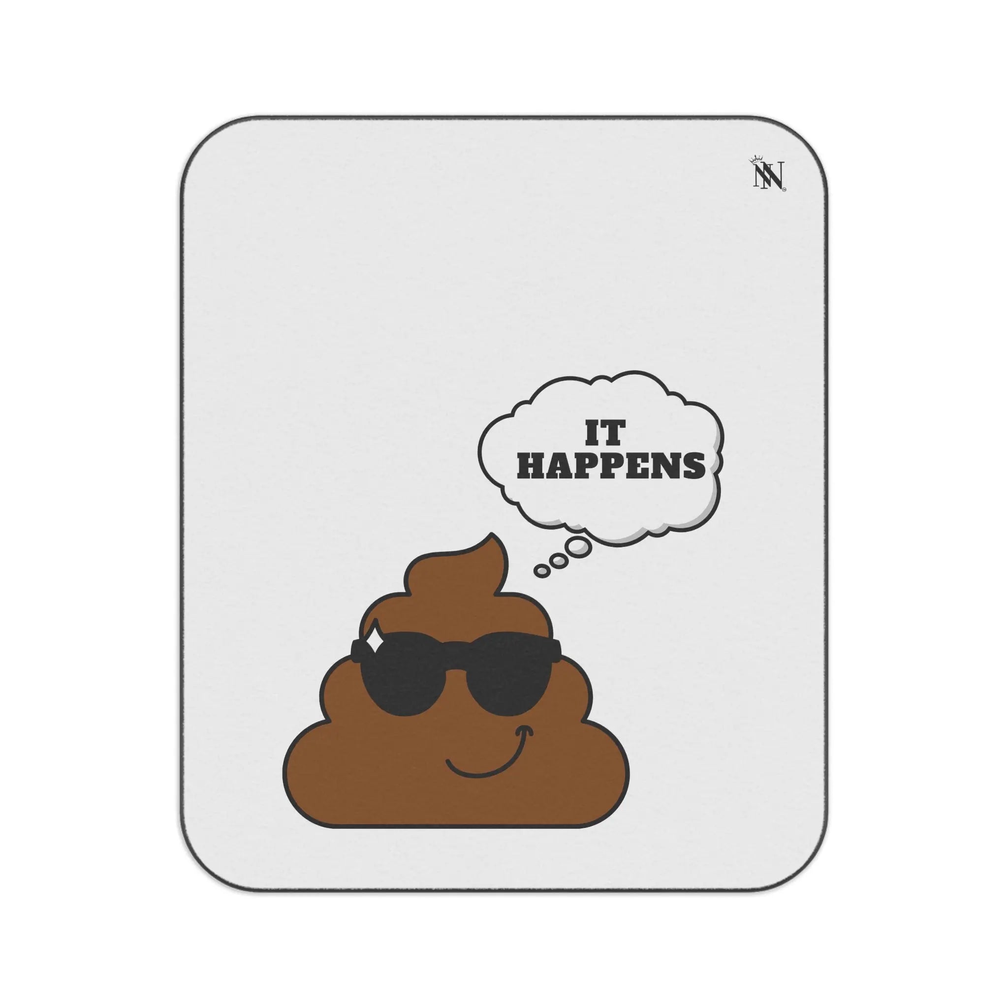 Poo! It Happens | Mix Match Fun-Flirty Lovers’ Water-Resistant Blankets