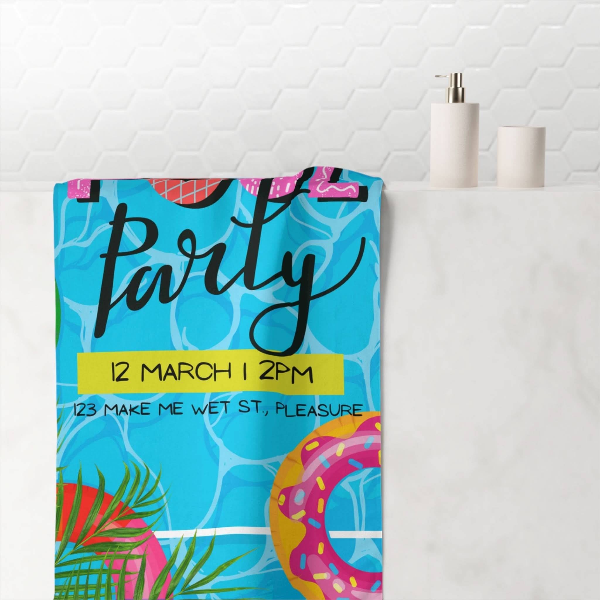 Pool Party | Mix & Match Naughty XL Fun-Flirty Lovers’ Towels
