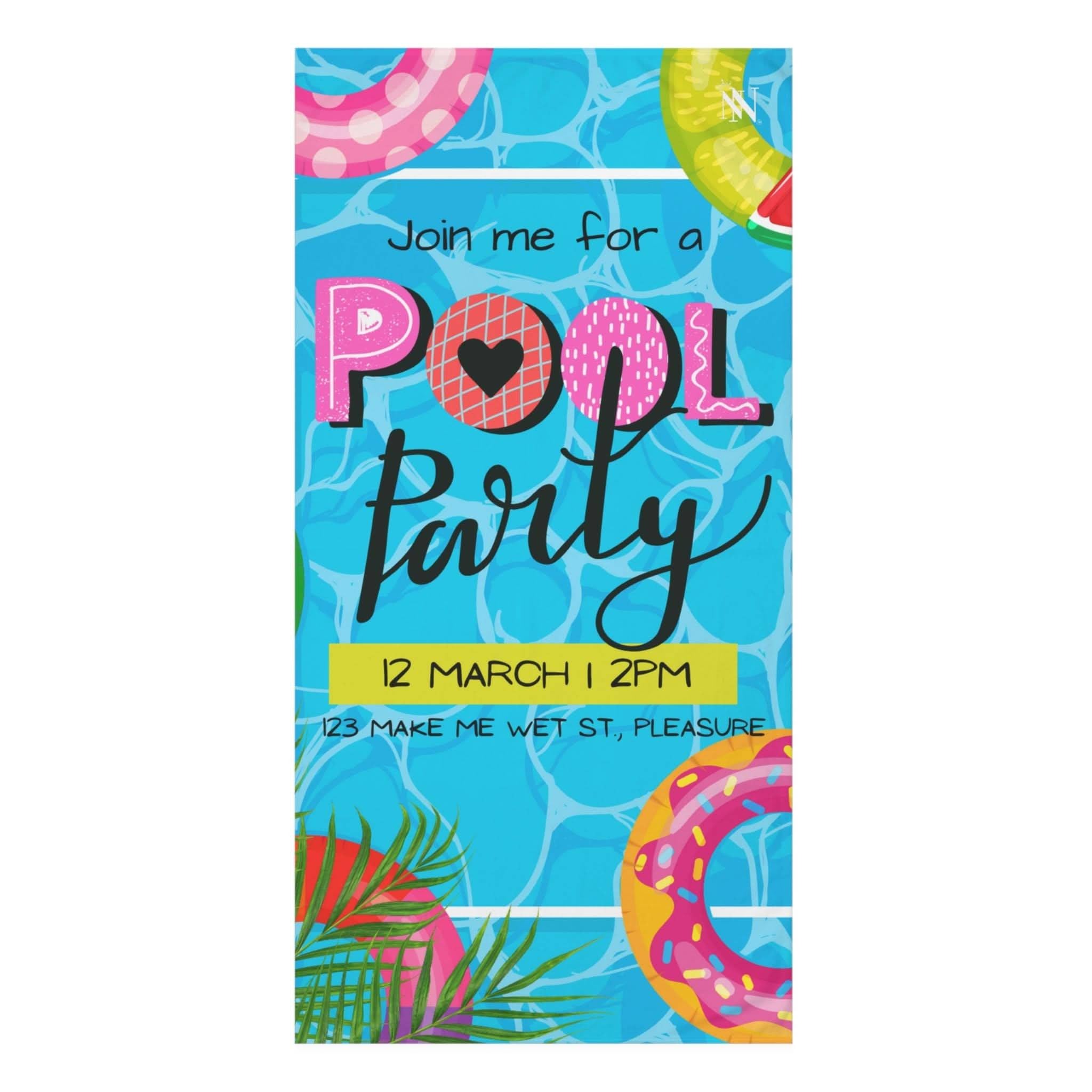 Pool Party | Mix & Match Naughty XL Fun-Flirty Lovers’ Towels