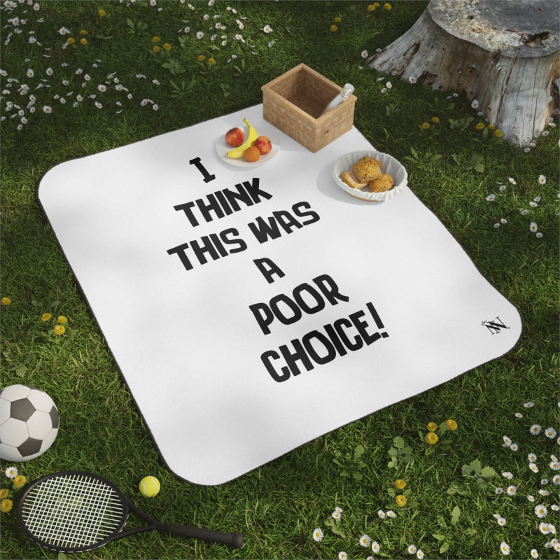 Poor Choice | Mix Match Fun-Flirty Lovers’ Water-Resistant Blankets