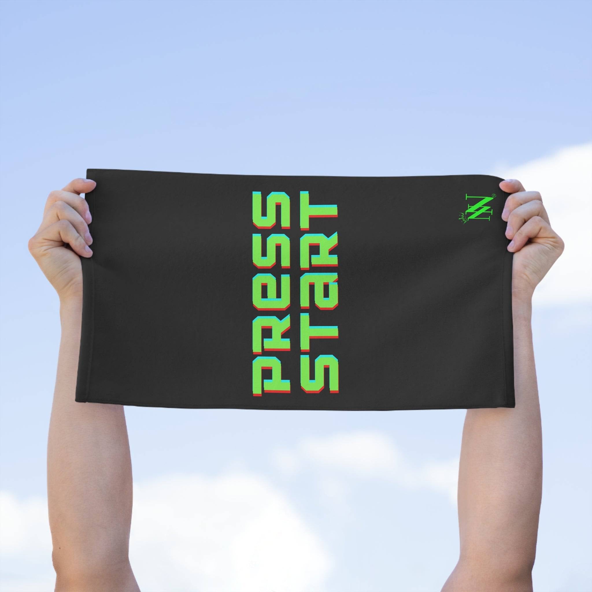 Press Start Black Mix & Match Soft Sex Towels | Flirty Lovers’ Gifts