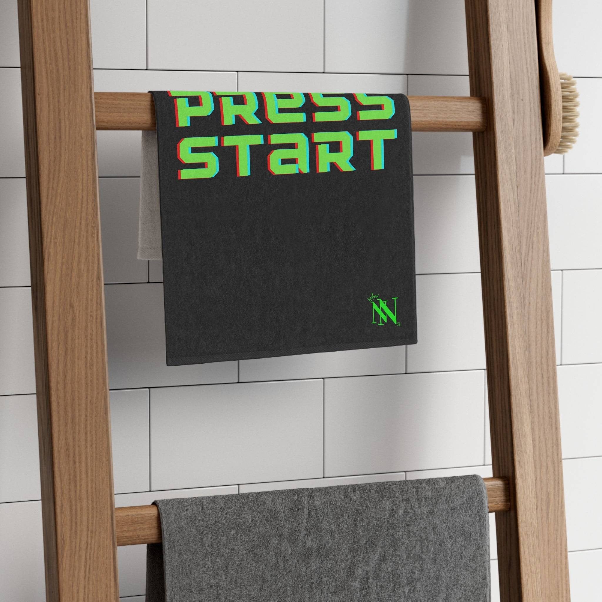 Press Start Black Mix & Match Soft Sex Towels | Flirty Lovers’ Gifts