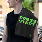 Press Start Black Mix & Match Soft Sex Towels | Flirty Lovers’ Gifts