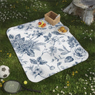 Pretty Blue Floral | Mix Match Fun-Flirty Lovers’ Water-Resistant Blankets