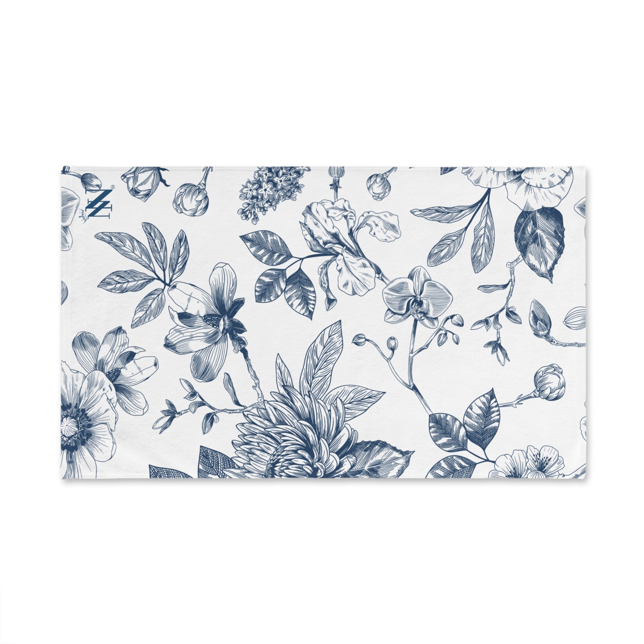 Pretty Blue Floral | Mix & Match Original Fun-Flirty Lovers’ Towels