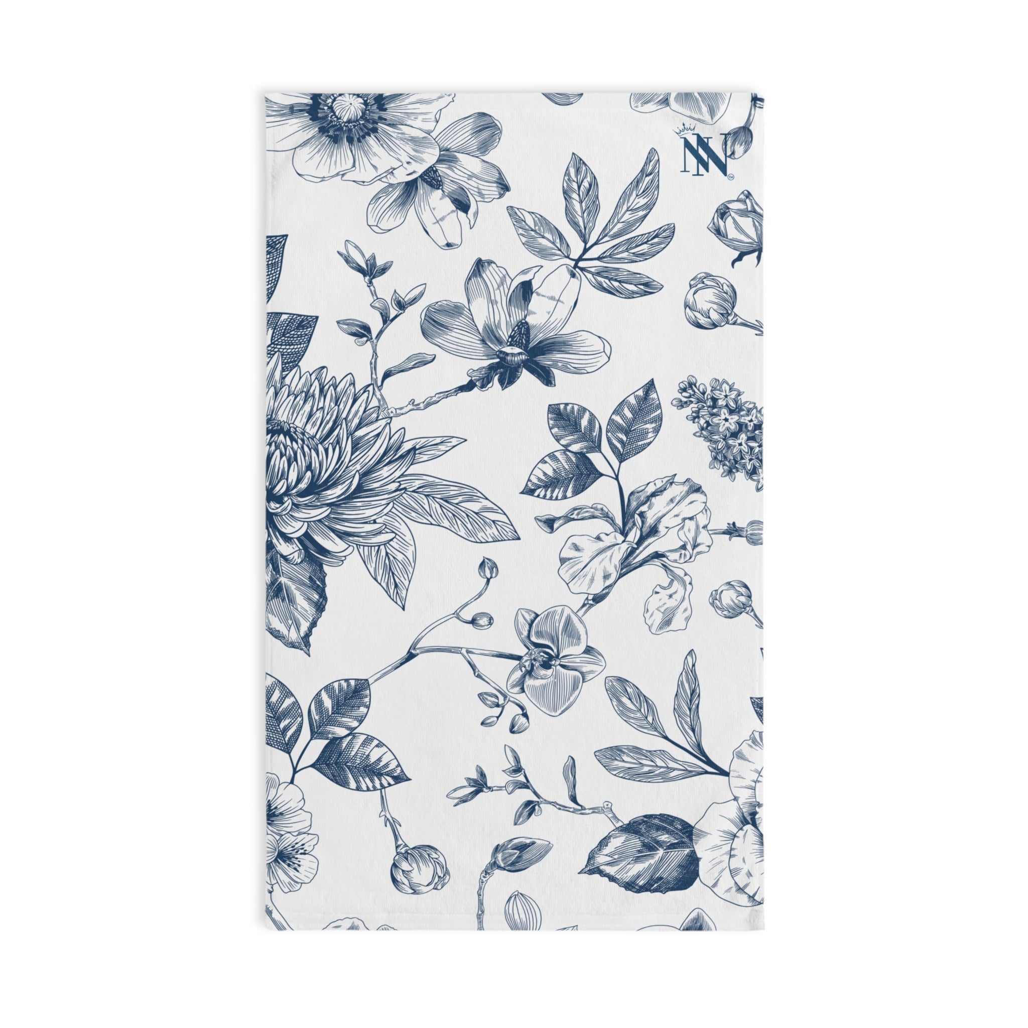 Pretty Blue Floral | Mix & Match Original Fun-Flirty Lovers’ Towels