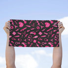 Pretty in Pink Black Mix & Match Soft Sex Towels | Flirty Lovers’ Gifts
