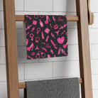 Pretty in Pink Black Mix & Match Soft Sex Towels | Flirty Lovers’ Gifts