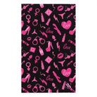 Pretty in Pink Black Mix & Match Soft Sex Towels | Flirty Lovers’ Gifts