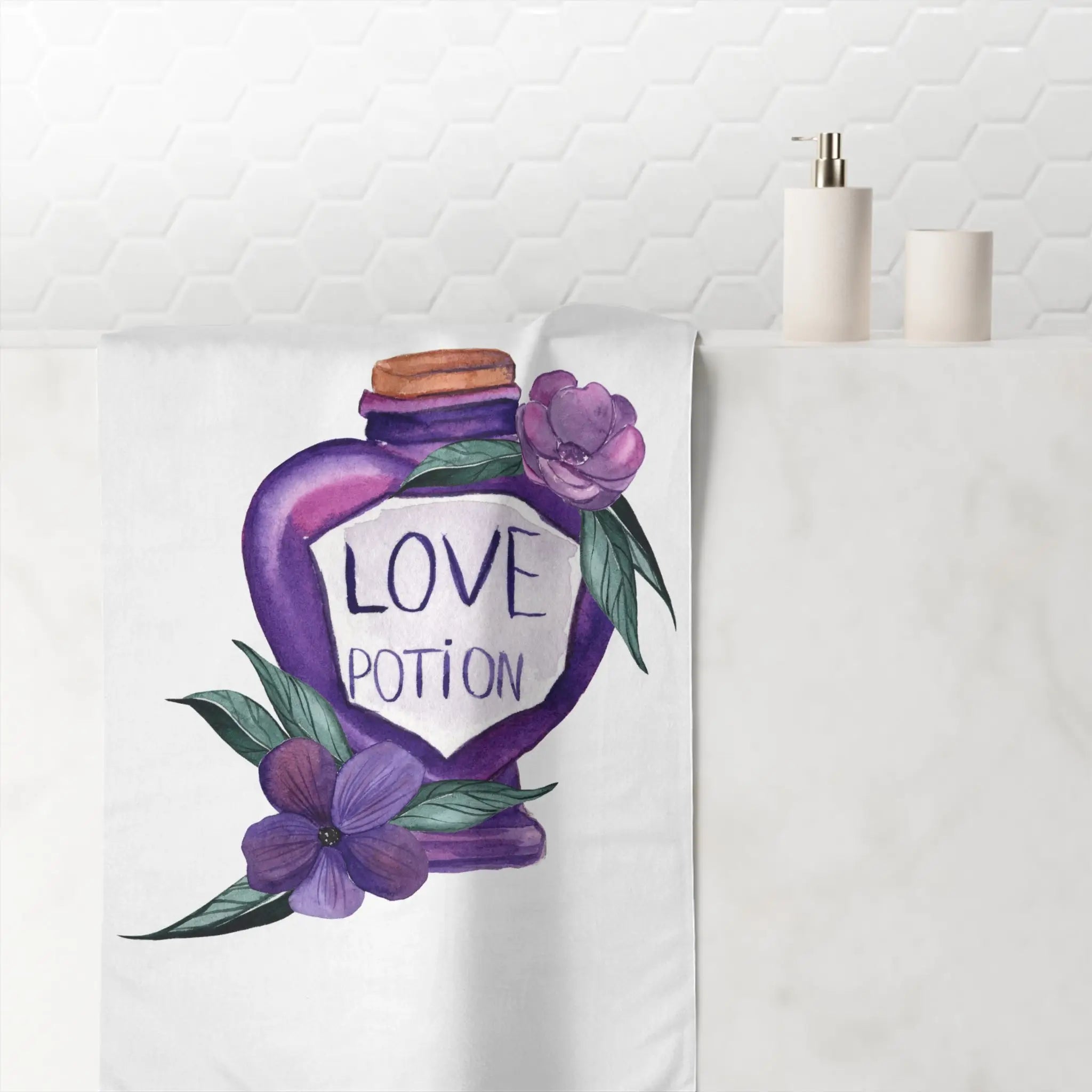 Pretty Love Potion | Mix & Match XL Fun-Flirty Lovers’ Towels