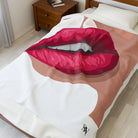 Pretty Mouth | Mix & Match Soft Fun-Flirty Lovers’ Blankets
