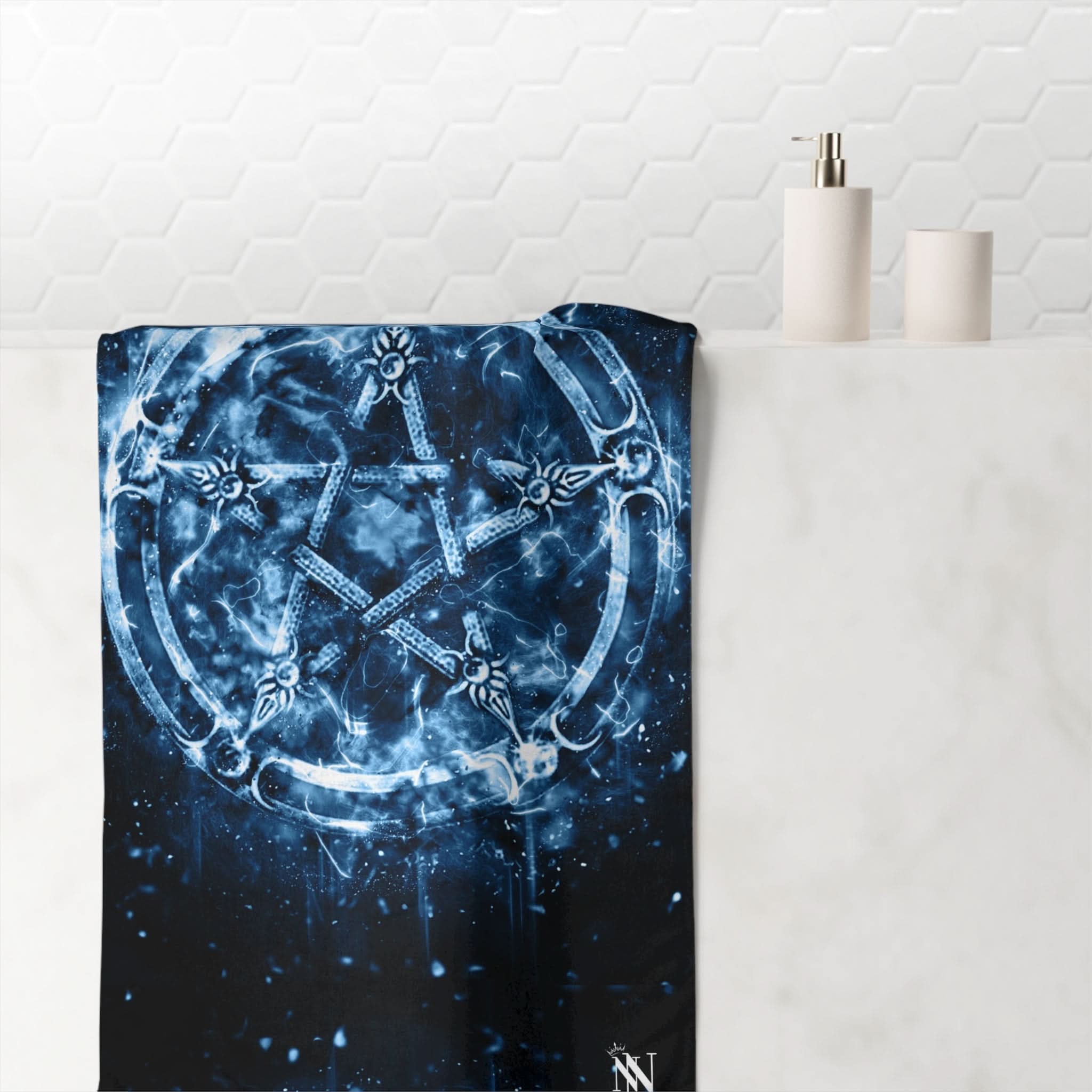 Pretty Pentagram | Mix & Match Naughty XL Fun-Flirty Lovers’ Towels