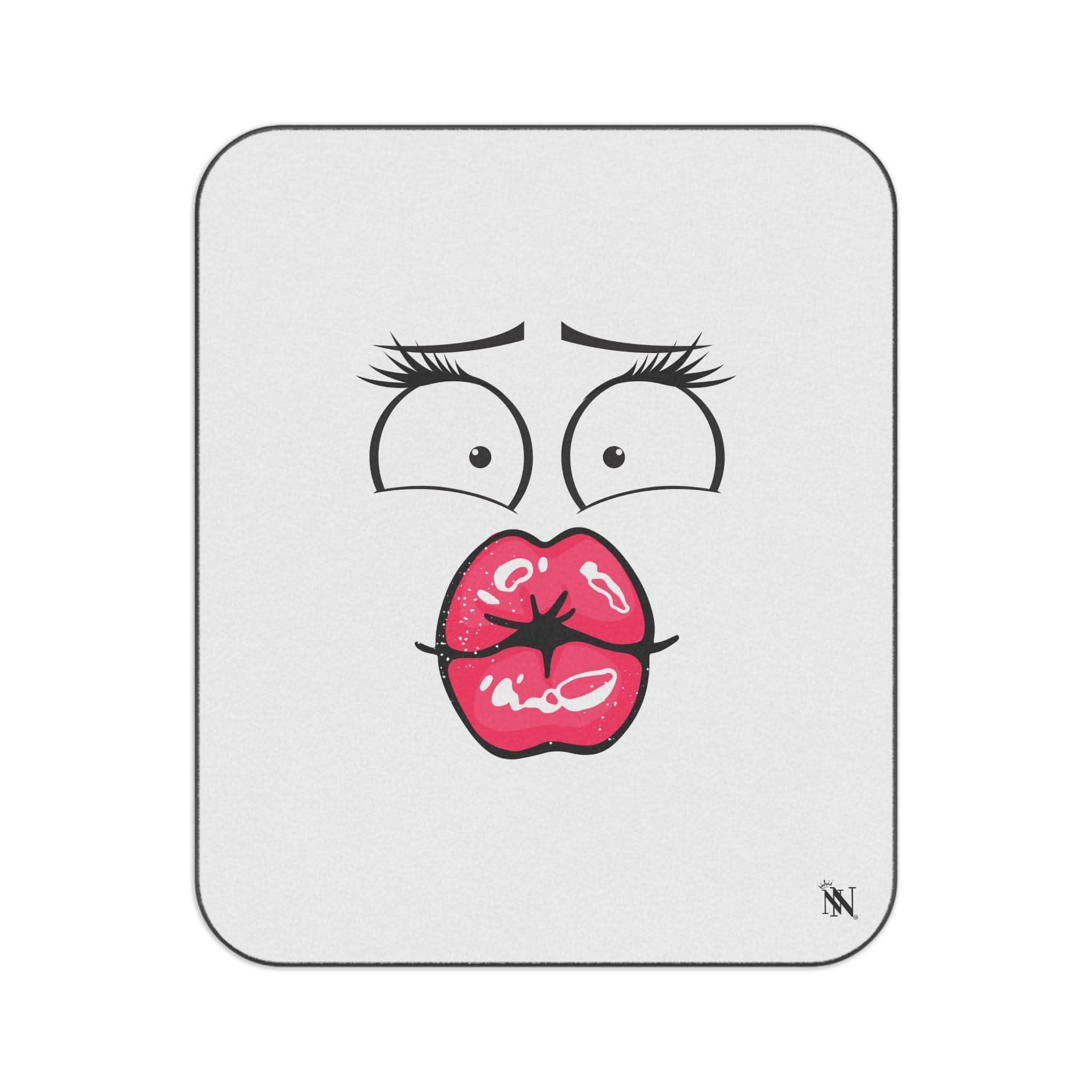 Pucker Up! | Mix Match Fun-Flirty Lovers’ Water-Resistant Blankets