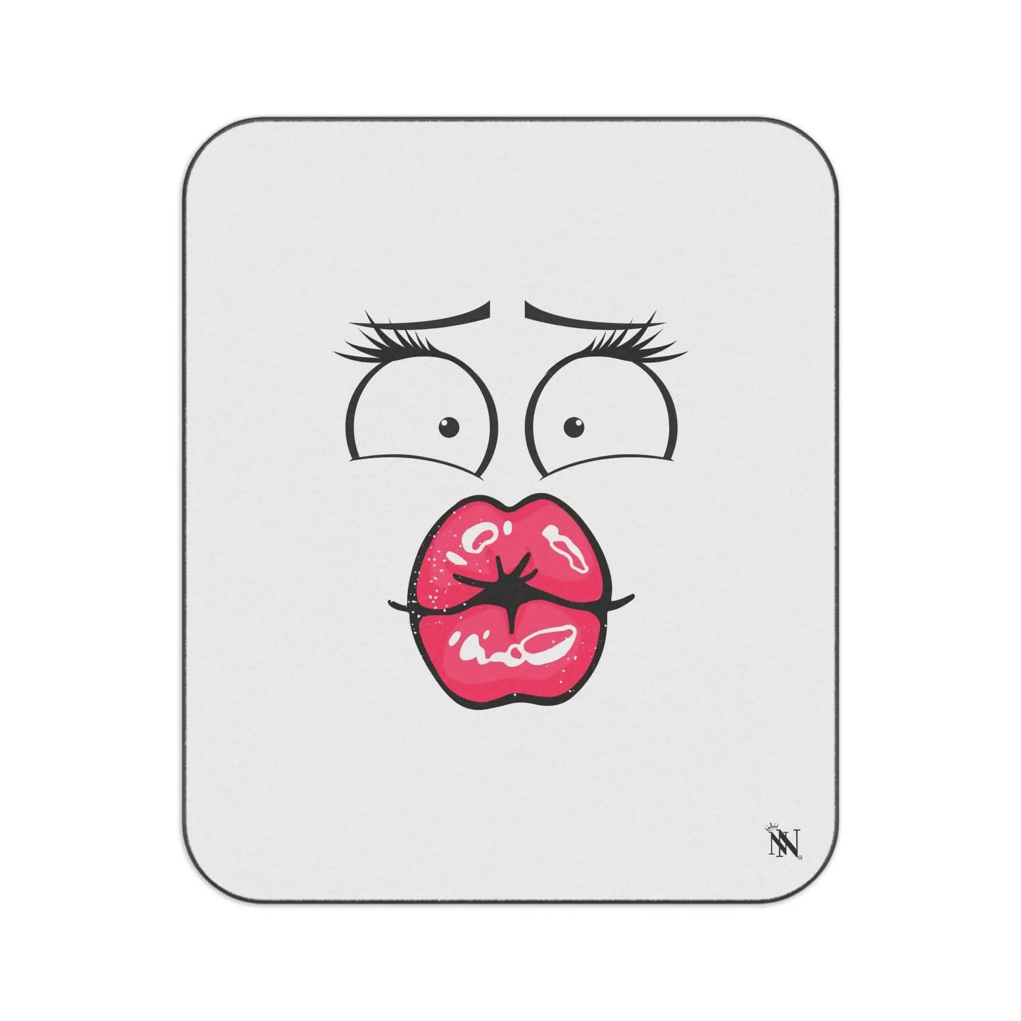 Pucker Up! | Mix Match Fun-Flirty Lovers’ Water-Resistant Blankets