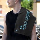 Puddle Lover Black Mix Match Soft Sex Towels | Flirty Lovers’ Gifts