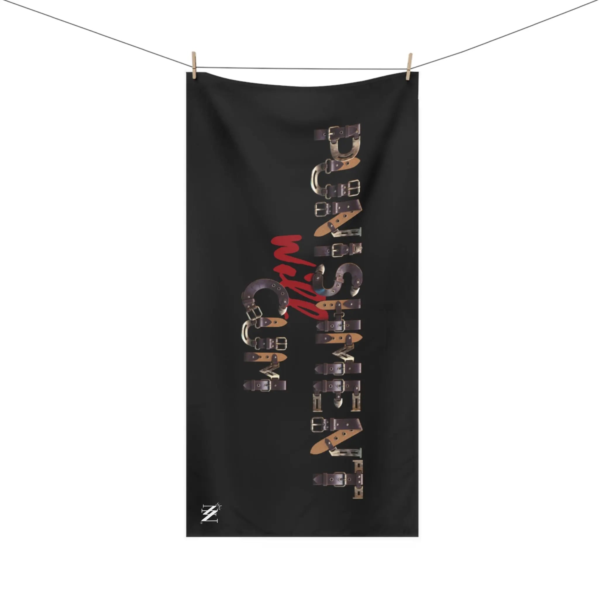 Punishment will Cum Black | Mix & Match Naughty XL Fun-Flirty Lovers’ Towels