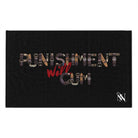 Punishment Will Cum Black Mix & Match Soft Sex Towels | Flirty Lovers’ Gifts