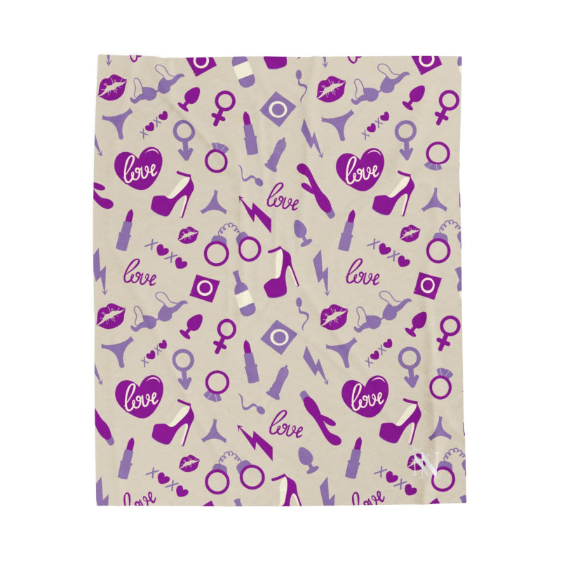 Purple Sex Toys | Mix & Match Fun-Flirty Lovers’ Blankets