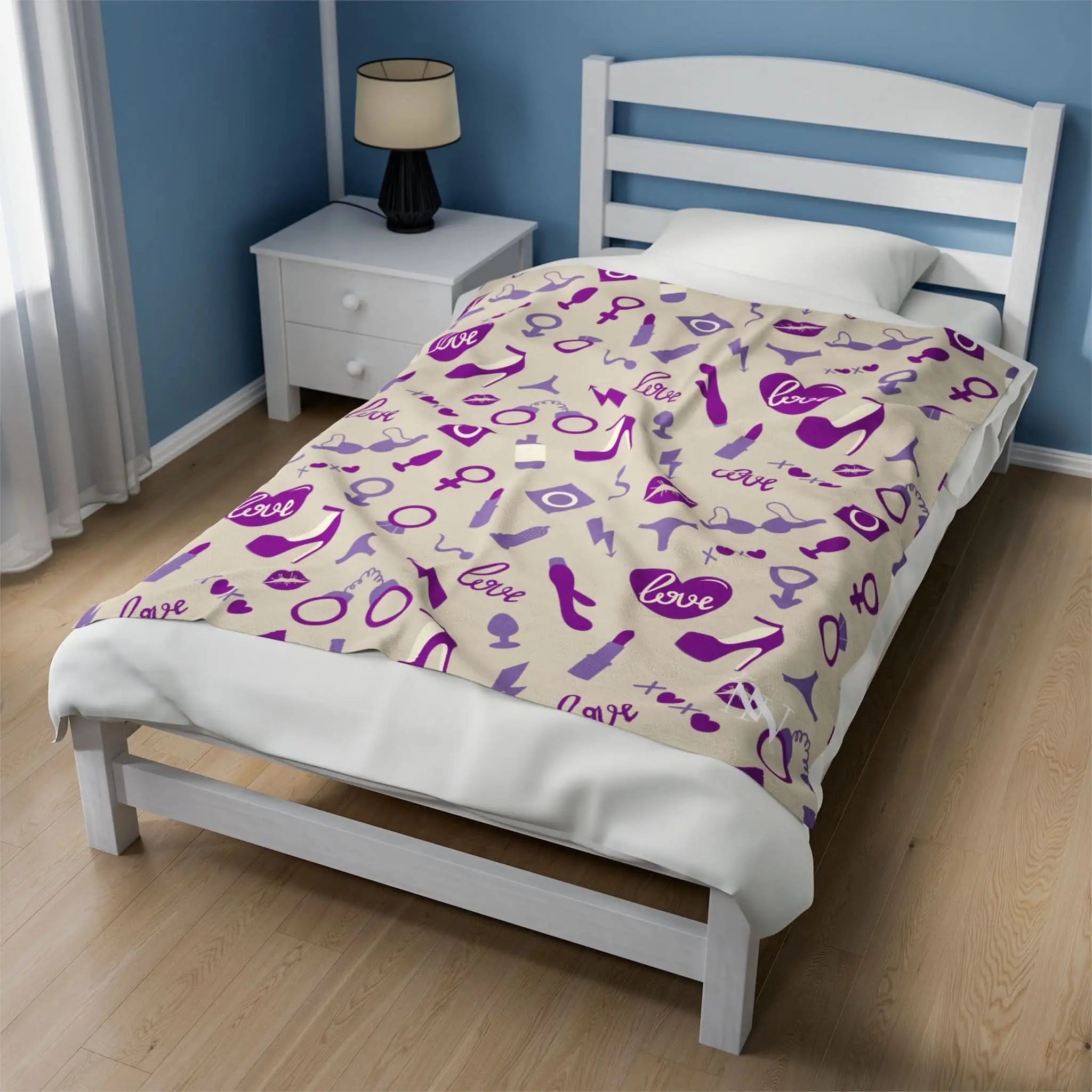 Purple Sex Toys | Mix & Match Fun-Flirty Lovers’ Blankets