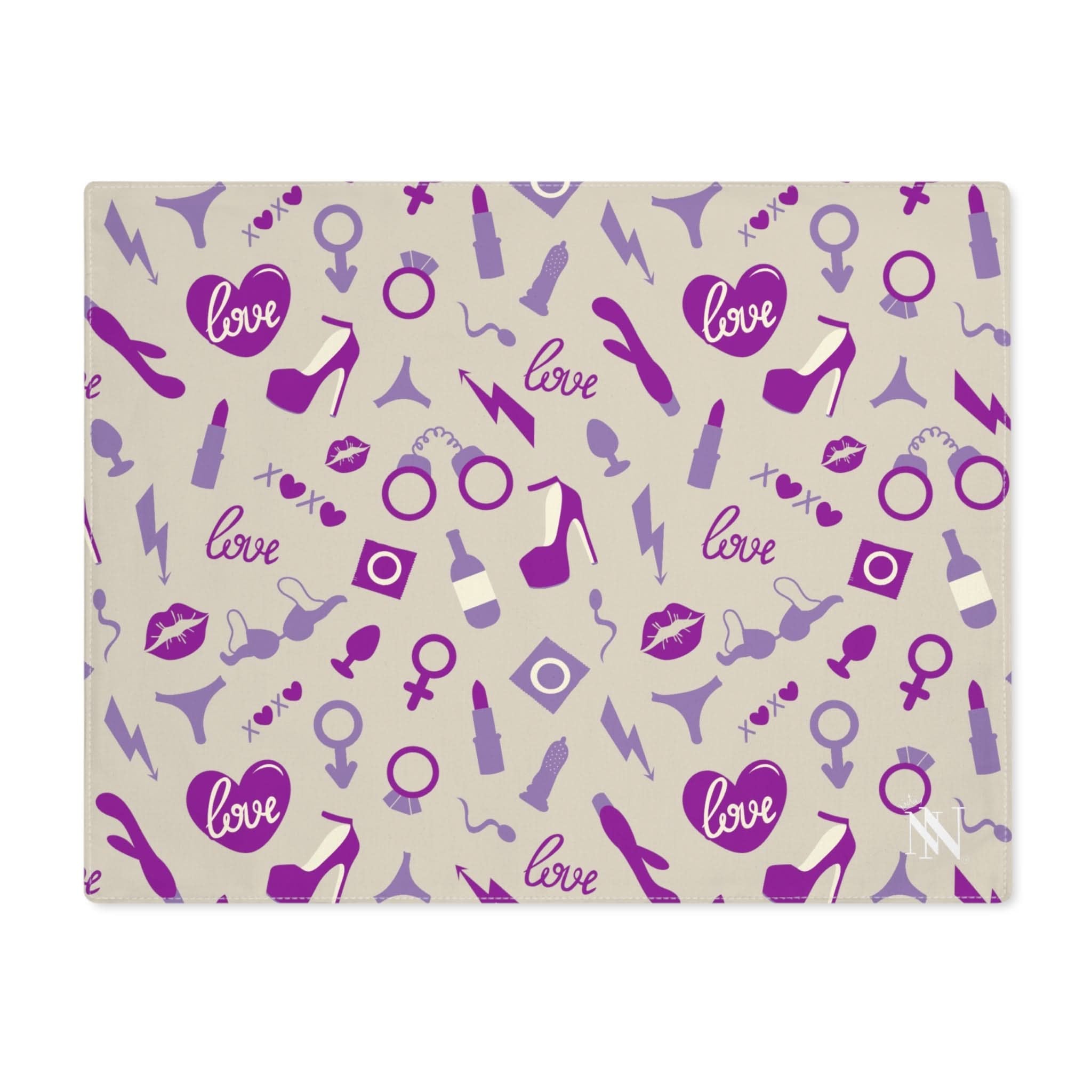 Purple Sex Toys | Mix & Match Playful Fun-Flirty Lovers’ Toy Mats