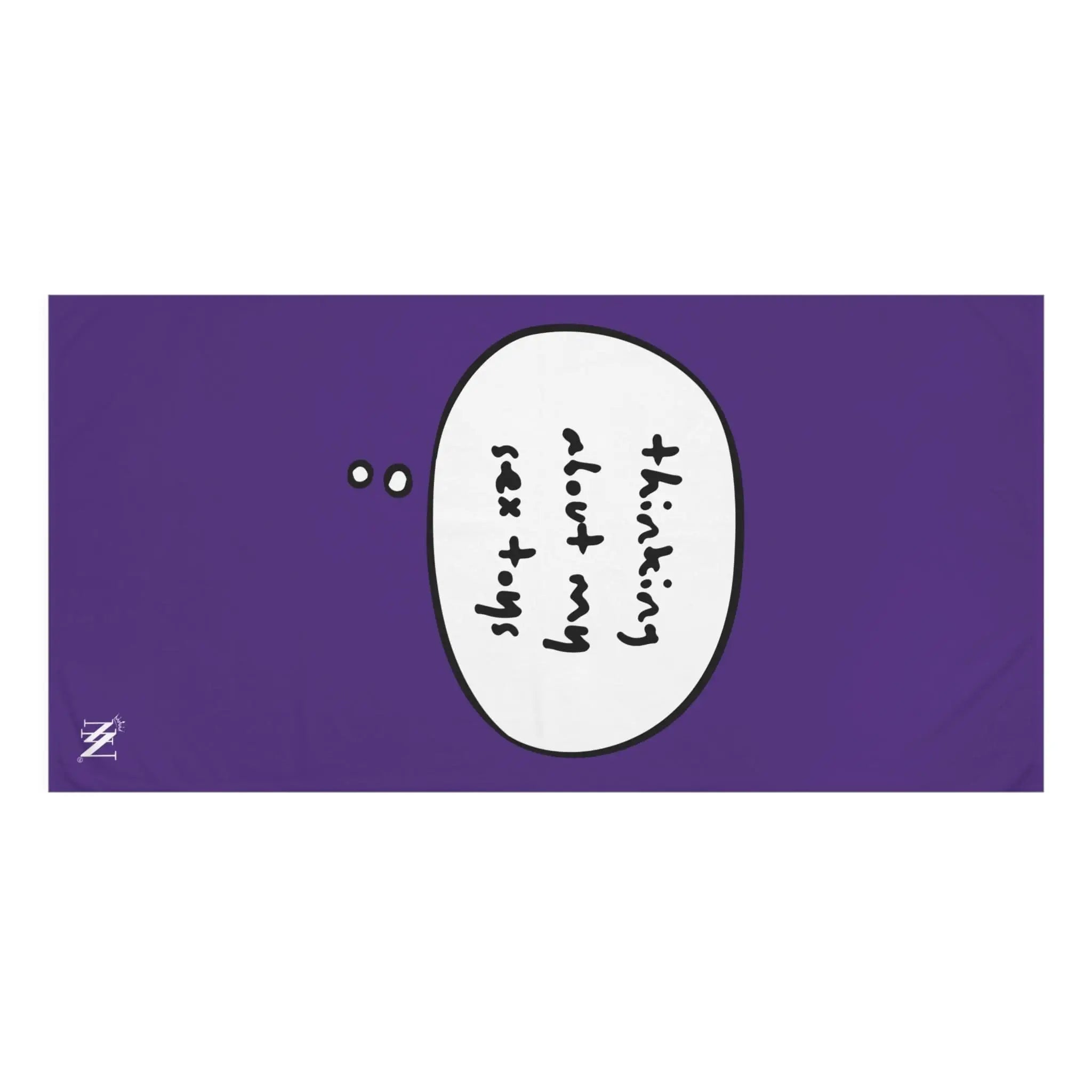 Purple Thinking About My Sex Toys | Mix & Match Naughty XL Fun-Flirty Lovers’ Towels
