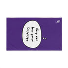 Purple Thinking About My Sex Toys | Mix & Match Original Fun-Flirty Lovers’ Towels