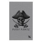 Pussy Pirate Grey Mix & Match Soft Sex Towels | Naughty Lovers’ Gifts