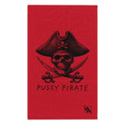 Pussy Pirate Red Mix & Match Soft Sex Towels | Naughty Lovers’ Gifts