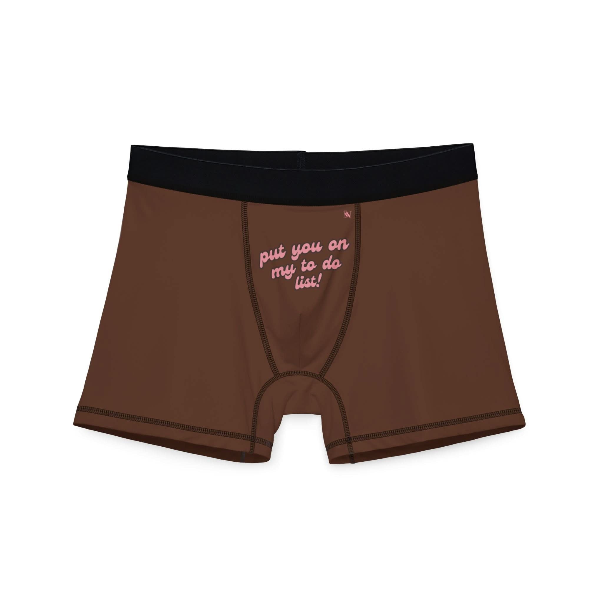 Put You on My to Do List! | Mix & Match Fun-Flirty Lovers’ Boxer Briefs