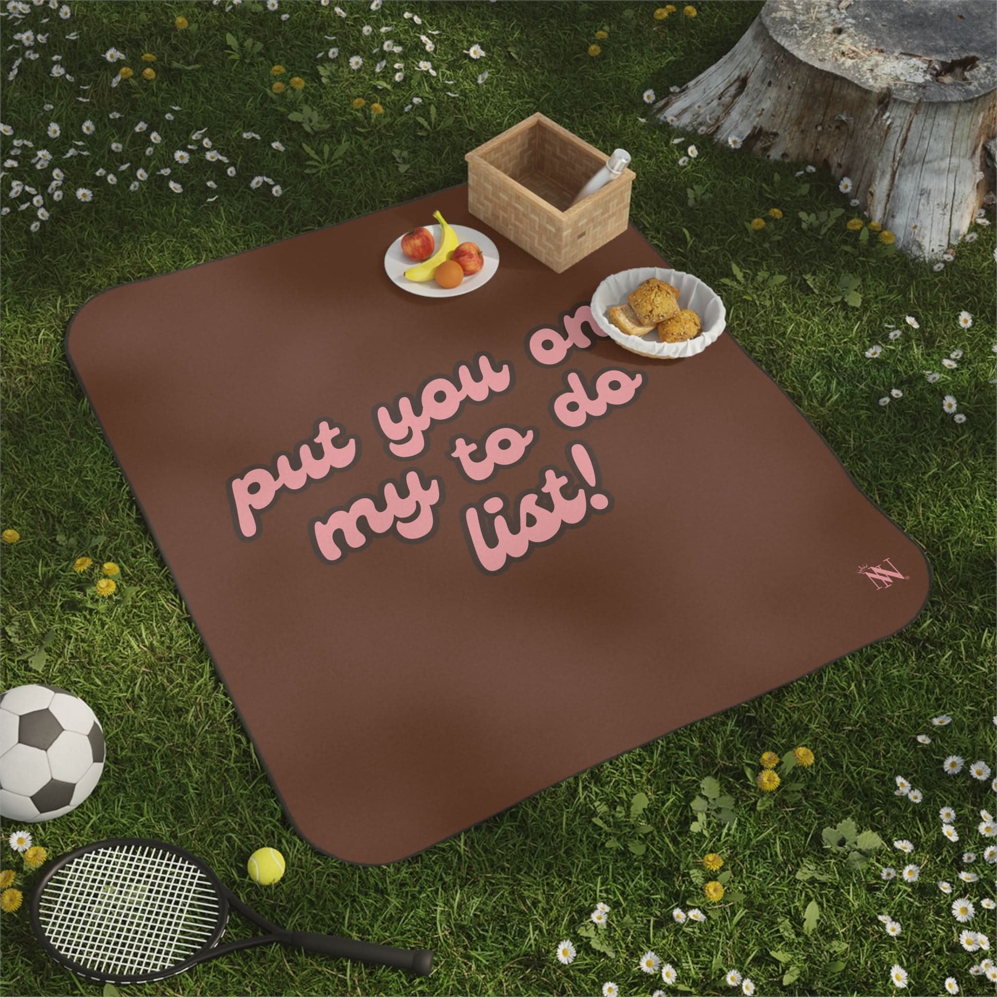 Put You on My to Do List! | Mix Match Fun-Flirty Lovers’ Water-Resistant Blankets