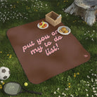 Put You on My to Do List! | Mix Match Fun-Flirty Lovers’ Water-Resistant Blankets