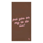Put You on My to Do List! | Mix & Match Naughty XL Fun-Flirty Lovers’ Towels