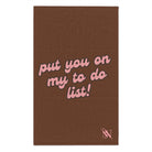 Put You on My to Do List! | Mix & Match Soft Fun-Flirty Lovers’ Towels